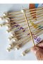 15 cm Long Toothpicks - 500 Pieces of Decorative Cream Pearl Presentation Toothpicks - Cocktail Stirrers - Pearl 10 mm - 3