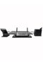 Black Leather Desk Set with Balat Name Tag Desk Set - 2