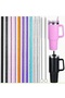 1 Piece Stanl. 40/30 oz Tumb. Colorful Glitter Replacement Straw for Thermos, 30 cm Length / 9 mm Diameter - 7