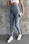 Ice Blue Extra High Waist Denim Leggings Pants Jeggings - 3