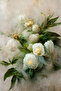 هاريكابيريف | مجموعة الفاوانيا (أنيقة) | طاولة زجاجية بإطار 3 قطع عمودية - 2