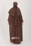 Asil Ferace Sufle Veil Set Camel - 9