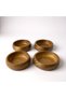 Natural Wooden Serving Bowls |   Set of 4 | Kitchen and Table Decoration-Set of 4 Handmade Wooden Snack Bowls - 3