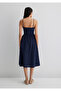 Lux Touch Navy Blue Midi Dress 1310600-82318 - 4