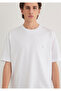 تي شيرت Pro White Basic فضفاض / فضفاض مريح 0612757 -620 - 2
