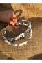 Indigo Blue White Double Bridal Crown Maternity Crown Henna Engagement Wedding Crown Crown Hairband - 2