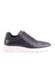 L4502 Comfort Leather Men's Sneakers Navy Blue - 2