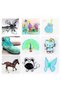 Purple Color 3D Pen + 10 Colors Total 50 Meters Pla Filament + Template - 3