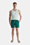 PERKINS Green Sea Shorts Embroidered Men's Sea Shorts