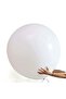 1 Piece 24Inch 61 cm Unprinted White Jumbo Big Balloon Inik