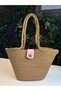 Sardinia Handmade Straw Tote with Lid Beach and Daily Bag Fashion in Summer - 5
