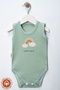 Unisex 100% Organic Cotton Good Vibes Printed 3-6-9-12 Months 3-Piece Sleeveless Undershirt Baby Bodysuit - 5