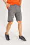 8043 Cotton Waist-Strapped Pocketed Regular Fit Printed Summer Shorts - 6