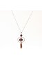 Certified Amethyst Natural Stone Markapon Star Pendant with Silver Chain Ku003 - 2
