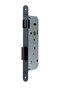 Anka Stainless Steel Matte Black Square Rosette WC Door Handle and Black WC Door Lock (SET) - 3