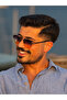Rectangle Design Gold Black Metal Frame Black Yellow Glass Unisex Sunglasses Db1078/S David Bckhm - 4