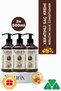 Keratin Care Salt-Free Conditioner 500 ml - Eco Pack of 3 for Damaged Hair