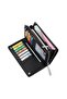 Vicenza Genuine Leather Italian Made Zippered Long Men's Wallet - Long Men's Card Holder - 3