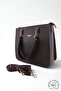 Original Armine Premium Quality Women's Shoulder and Hand Bag Suitable for Daily Use 362 Brown - 4