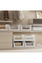 Set of 3 Brown Multi-Purpose Sliding Shelves for Clothing and Home Organization - 8