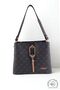 Original Armine Premium Quality Women's Shoulder and Hand Bag Suitable for Daily Use 361 Black Dots - 6