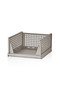Set of 3 Brown Multi-Purpose Sliding Shelves for Clothing and Home Organization - 4