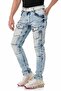 Cd810 Modern Fit Ice Blue Jeans with Pockets - 3