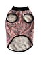 New Season Safe Feeling Dog and Cat Undershirt - Pink Floral - 3