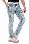 Cd810 Modern Fit Ice Blue Jeans with Pockets - 2