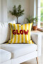 Digital Printed Summer Colorful Pattern Throw Pillow Case. Double Sided Hidden Zippered 2-Piece Throw Pillow Cover - 3