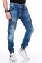 Cd446 Hip Hop Style Cargo Pocketed Skinny Leg Men's Trousers