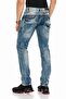 C-1150 Piece Stitched Relaxed Fit Men's Jean Trousers - 5