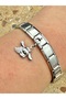 Zircon Stone Rabbit Steel Charm and Italian Steel Bracelet I Special Boxed - 3