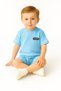 Waffle Fashion Summer Shorts Set 6 Months - 3 Years Light Blue - 9