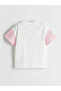 Crew Neck Printed Girl's T-Shirt - 2