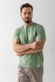 Men's Crew Neck Regular Fit T-Shirt Light Green - 25Y 2020 - 6