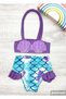 Girls' Mermaid Design Bikini Set I Two Piece Bikini Set – Girls' Beach Suit - 4
