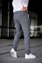 Men's Quality Stretchy Lycra Ankle Length Relaxed Fit Slim Fit Fabric Pants - 5