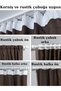 Linen Fonluk Curtains (Suitable for Rustic Style and Cornices) Flat Installation Single Panel - 3