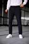 Men's Quality Stretchy Lycra Ankle Length Relaxed Fit Slim Fit Fabric Pants - 5