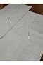 Heart Minimal Kaaba Embroidered Linen Paired Double Prayer Rug Gift Dowry - 8