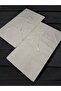 Heart Minimal Kaaba Embroidered Linen Paired Double Prayer Rug Gift Dowry - 6