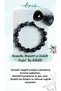 Certified Tourmaline, Hematite and Sodalite Natural Stone Bracelet