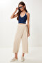 Skirt Look Ayrobin Shalwar Trousers Cream Lde0002