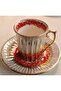 Arni Efes Porcelain Hand Painted Set of 6 Coffee Cups - 5