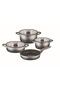 Collection - 3559 Monochrome - 7 Pieces, Biogranite Casting, Silver Color Body, Silver Color Detail - 2