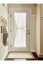 Plain Ecru Briz Butterfly Curtain Model - 2