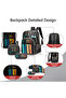 17" Set of 7 School Bag w/ Water Bottle, Lunch Box, Lunch Bag, Activity Bag,Pencil Case&BT Headset - 5