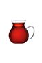 Set of 6 Borosilicate Chubby Keyf I Ala Glass Tea Cup with Handle 200 ml - 2