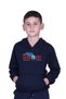 Hooded Kangaroo Pocket Dare to Try Text Printed Boy's Tracksuit Set - 3